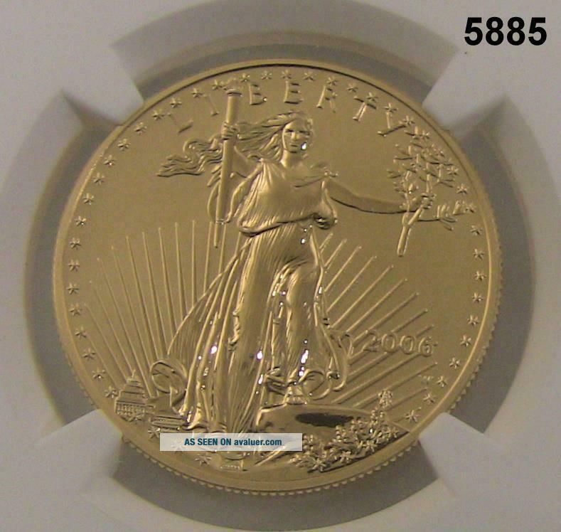 Diescriptive Data Set 2006 3 COIN 20TH ANNIV. GOLD EAGLE SET NGC CERTIFIED ALL