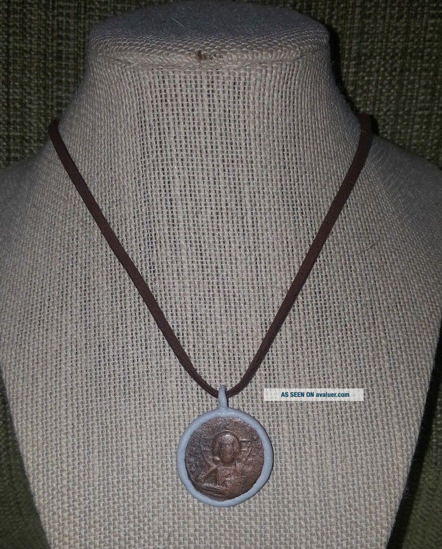 Authentic Eastern Roman Empire Byzantine Jesus Christ Coin Pendant ...