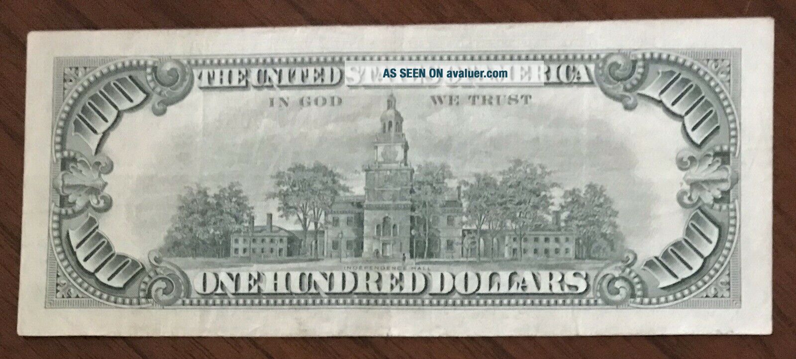 1966 $100 DOLLAR BILL UNITED STATES TENDER RED SEAL NOTE | #10092428
