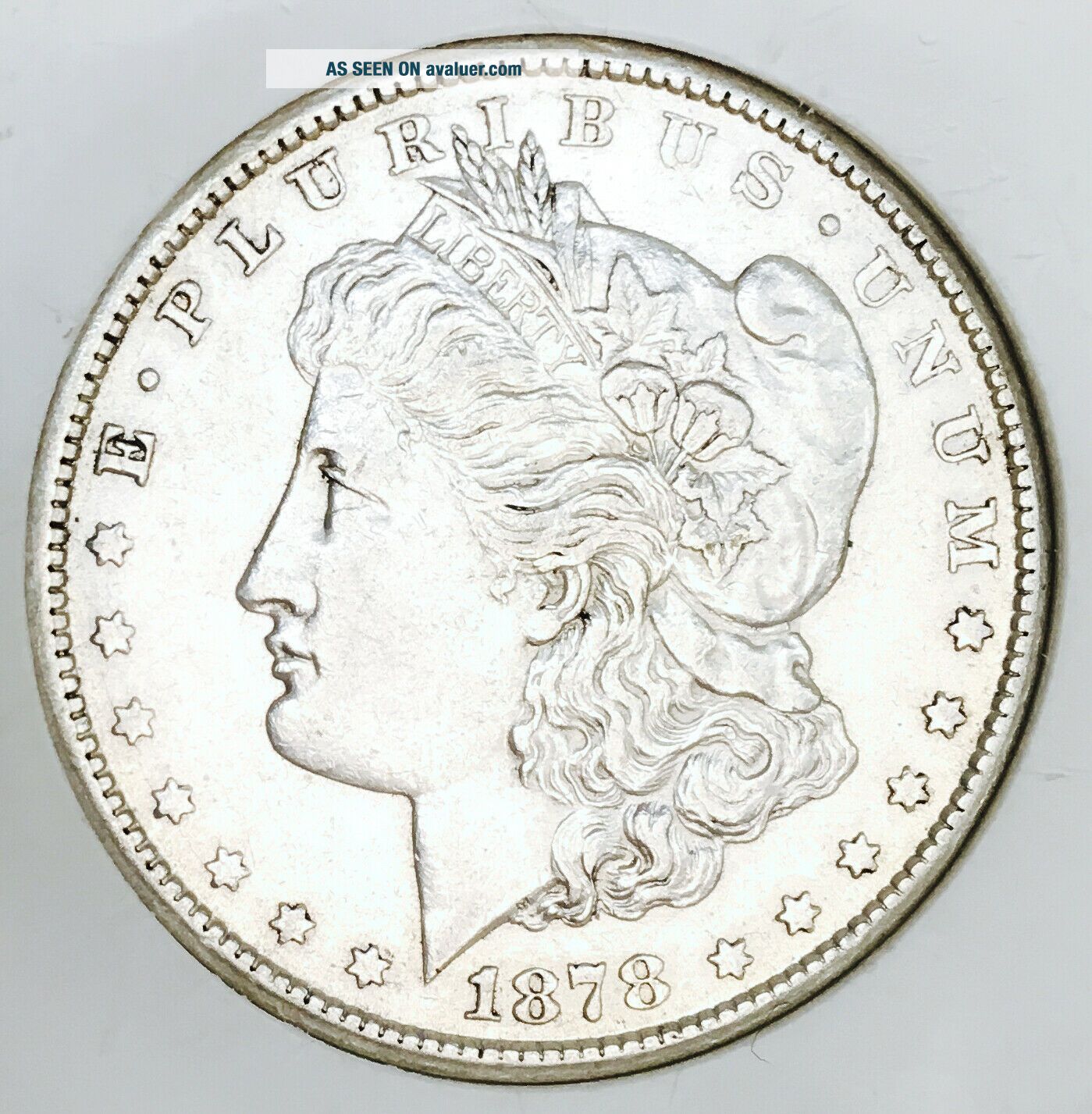 1878 CC MORGAN DOLLAR ULTRA RARE EXAMPLE GORGEOUS FIND NR 10302 | #10233608