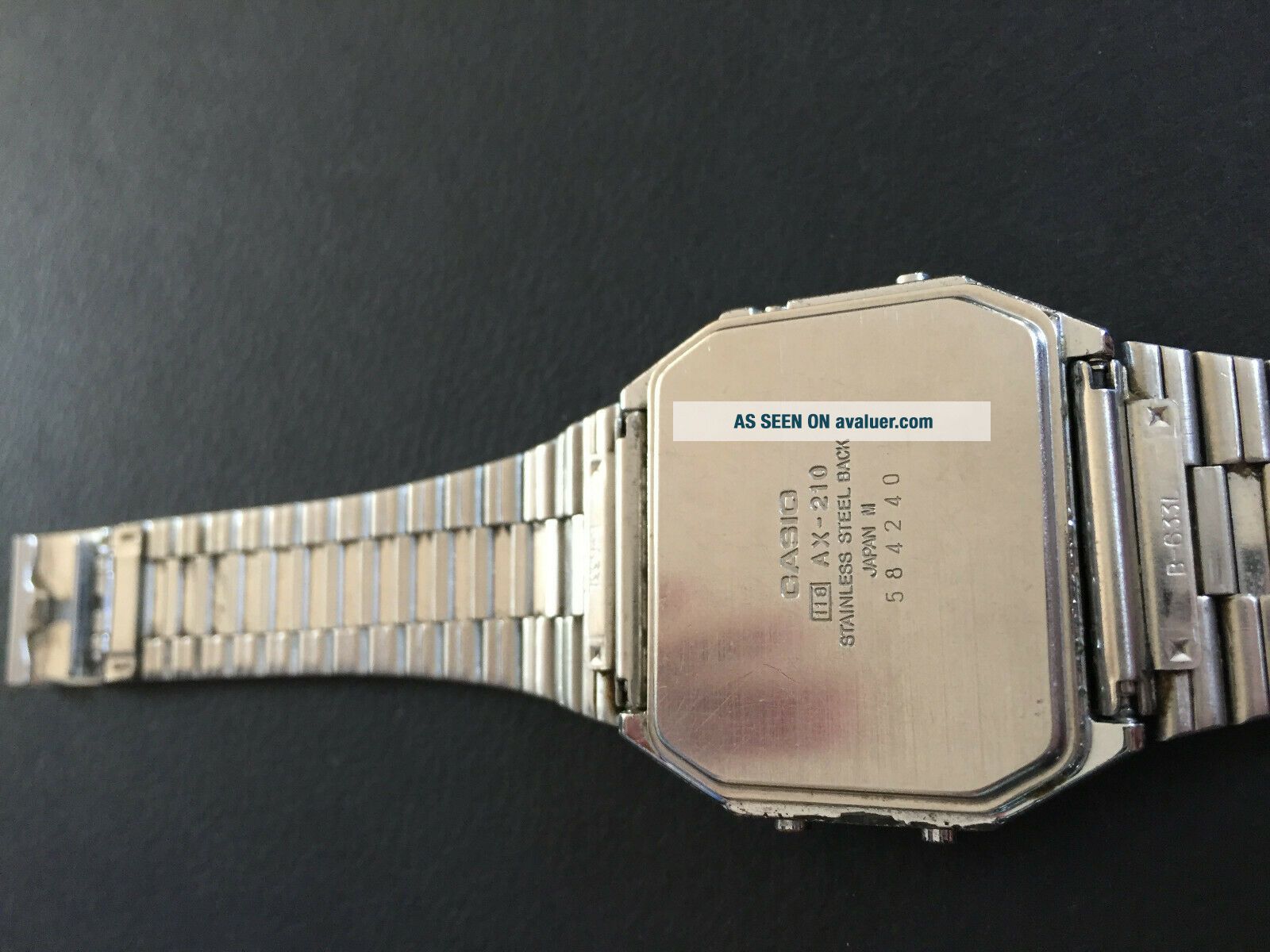 Montre Digitale Casio AX-250 Avec Alarme Et Chronomètre - Occasion En Parfait état, Made In Japan