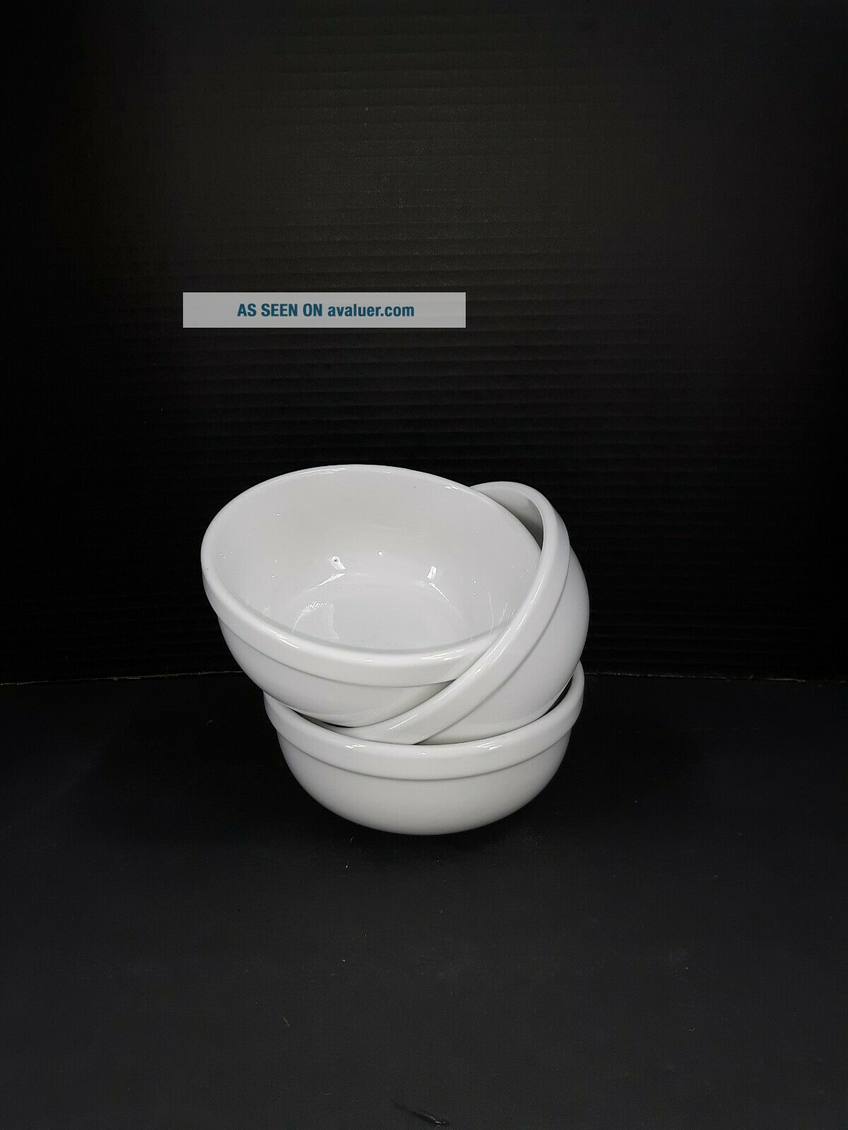 thumbnail interactive-video image 1 of 6-Pack Sturdy White Cereal Bowls - 6.5" Wide - BPA-Free Plastic - FAST SHIPPING 1 of 2